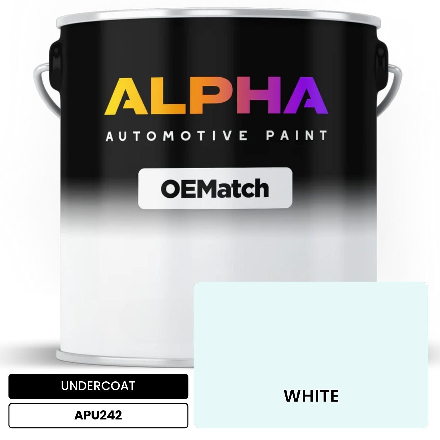 UNDERCOAT WHITE APU242 OEMatch Basecoat