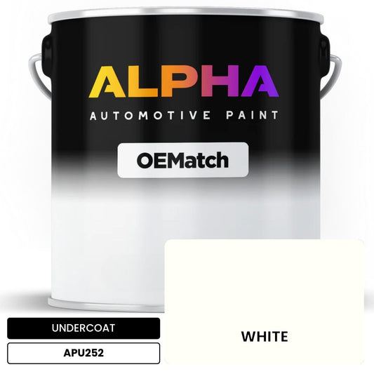 UNDERCOAT WHITE APU252 OEMatch Basecoat