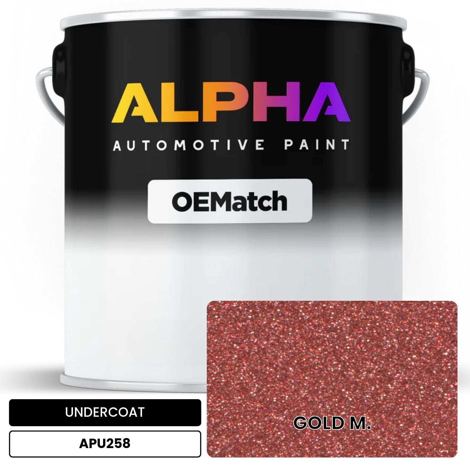 UNDERCOAT GOLD M. APU258 OEMatch Basecoat