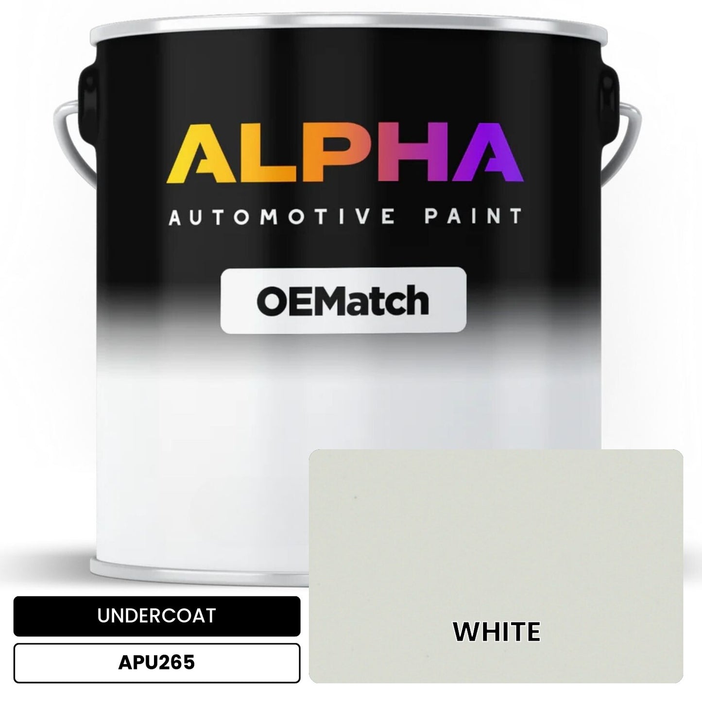 UNDERCOAT WHITE APU265 OEMatch Basecoat