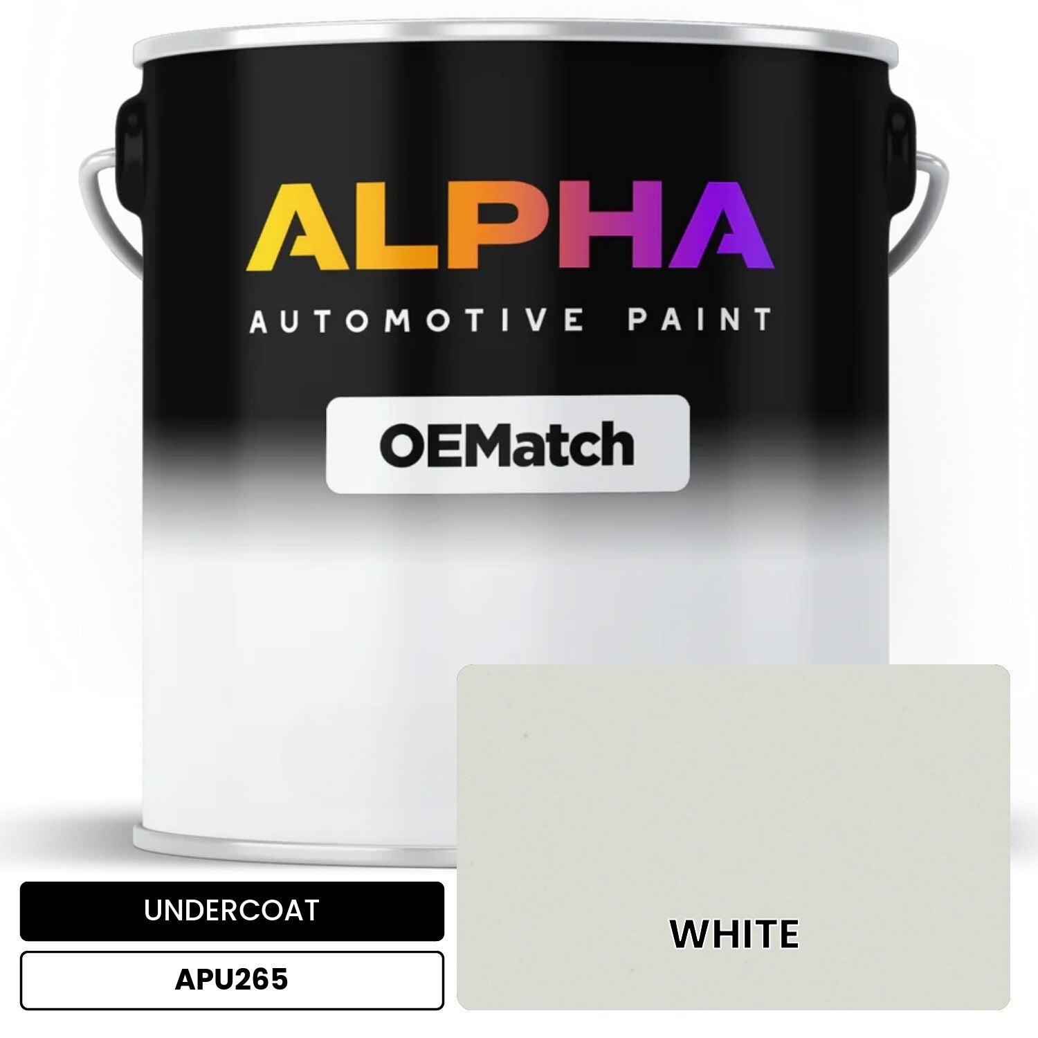 UNDERCOAT WHITE APU265 OEMatch Basecoat