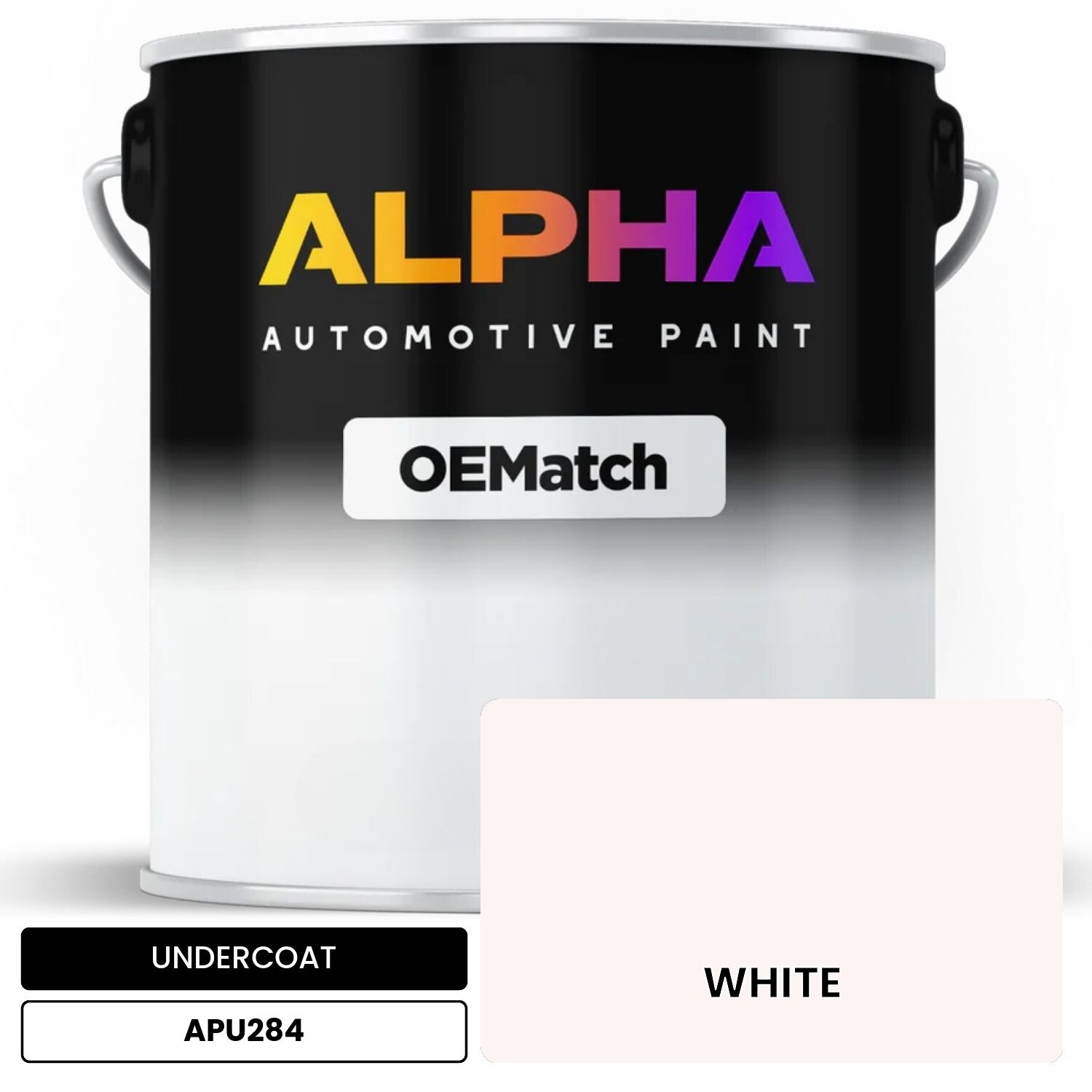 UNDERCOAT WHITE APU284 OEMatch Basecoat