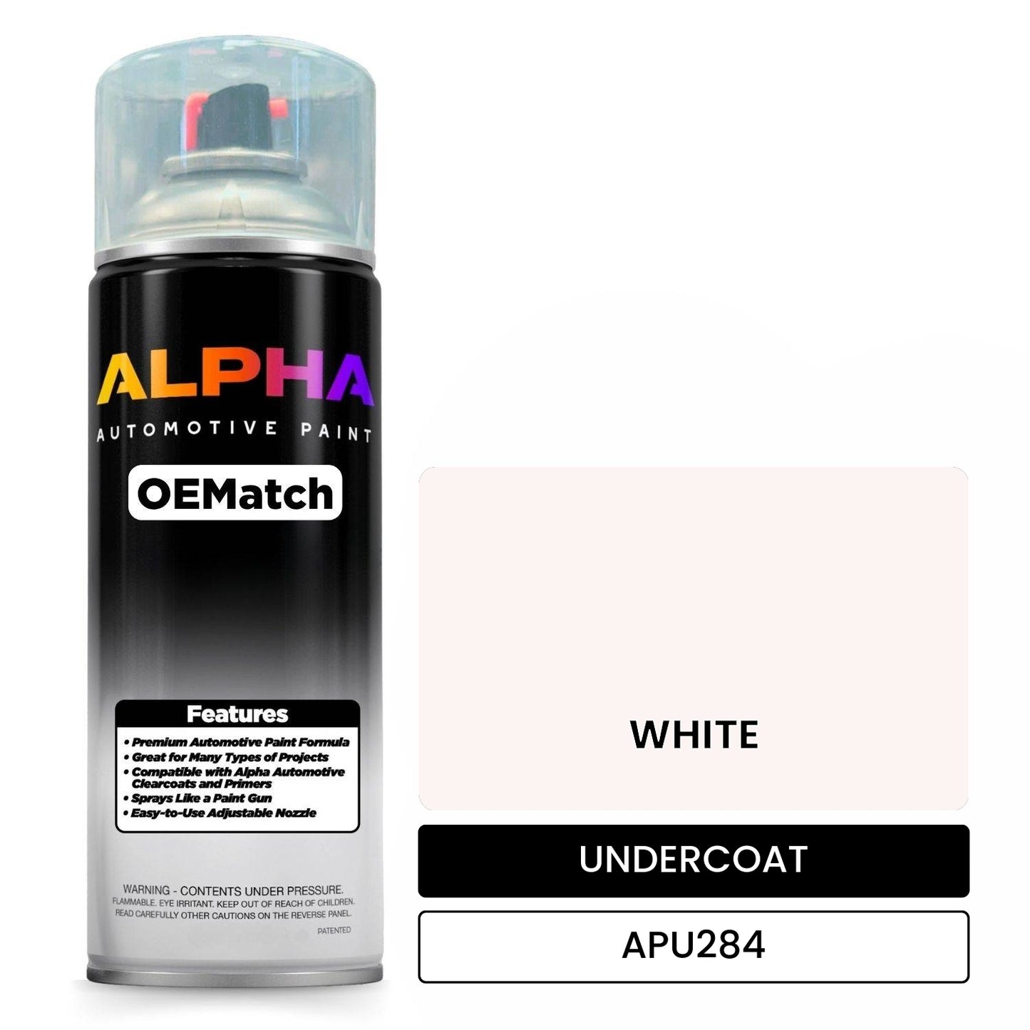 UNDERCOAT WHITE APU284 OEMatch Spraycan