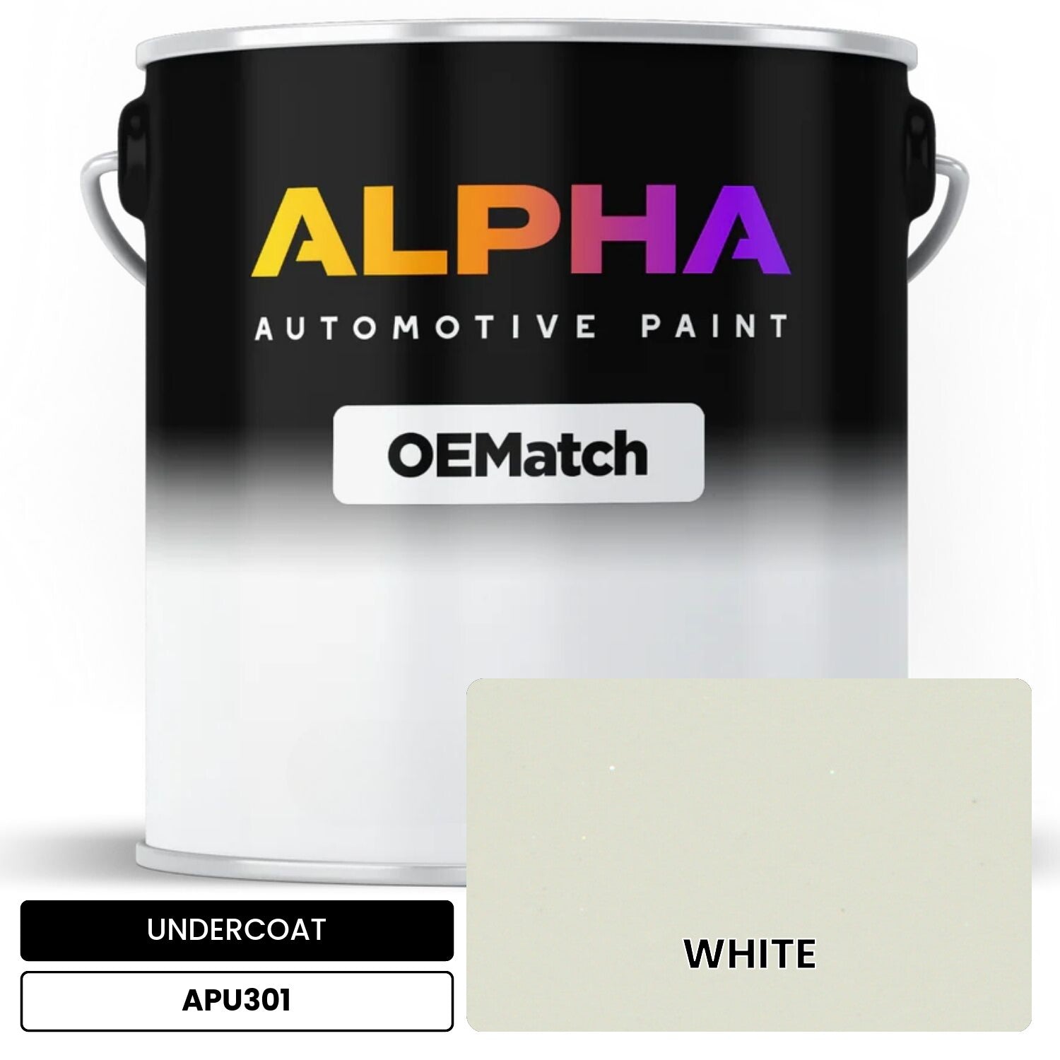 UNDERCOAT WHITE APU301 OEMatch Basecoat
