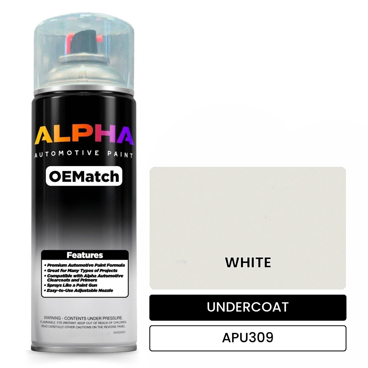 UNDERCOAT WHITE APU309 OEMatch Spraycan