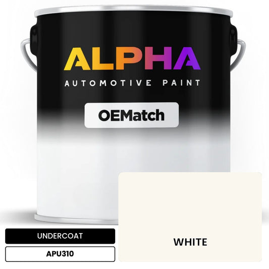 UNDERCOAT WHITE APU310 OEMatch Basecoat