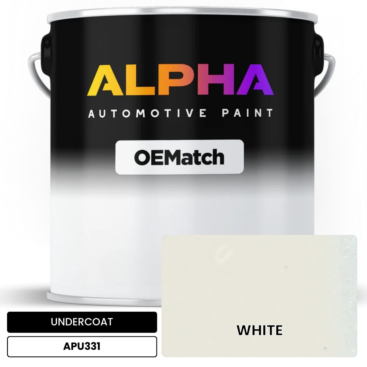 UNDERCOAT WHITE APU331 OEMatch Basecoat
