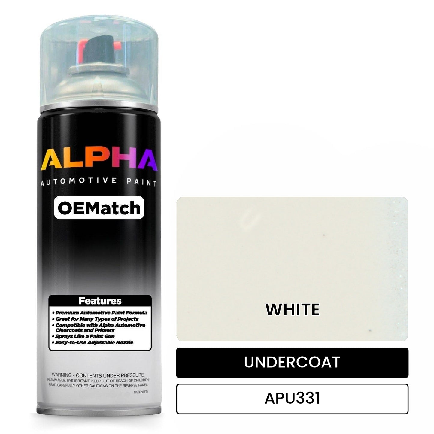 UNDERCOAT WHITE APU331 OEMatch Spraycan