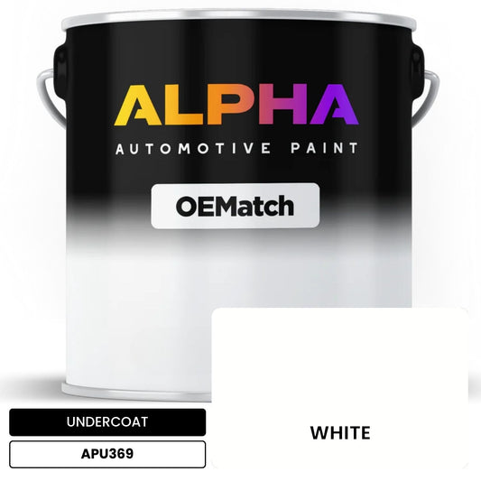 UNDERCOAT WHITE APU369 OEMatch Basecoat