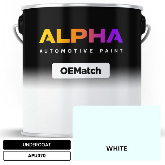 UNDERCOAT WHITE APU370 OEMatch Basecoat