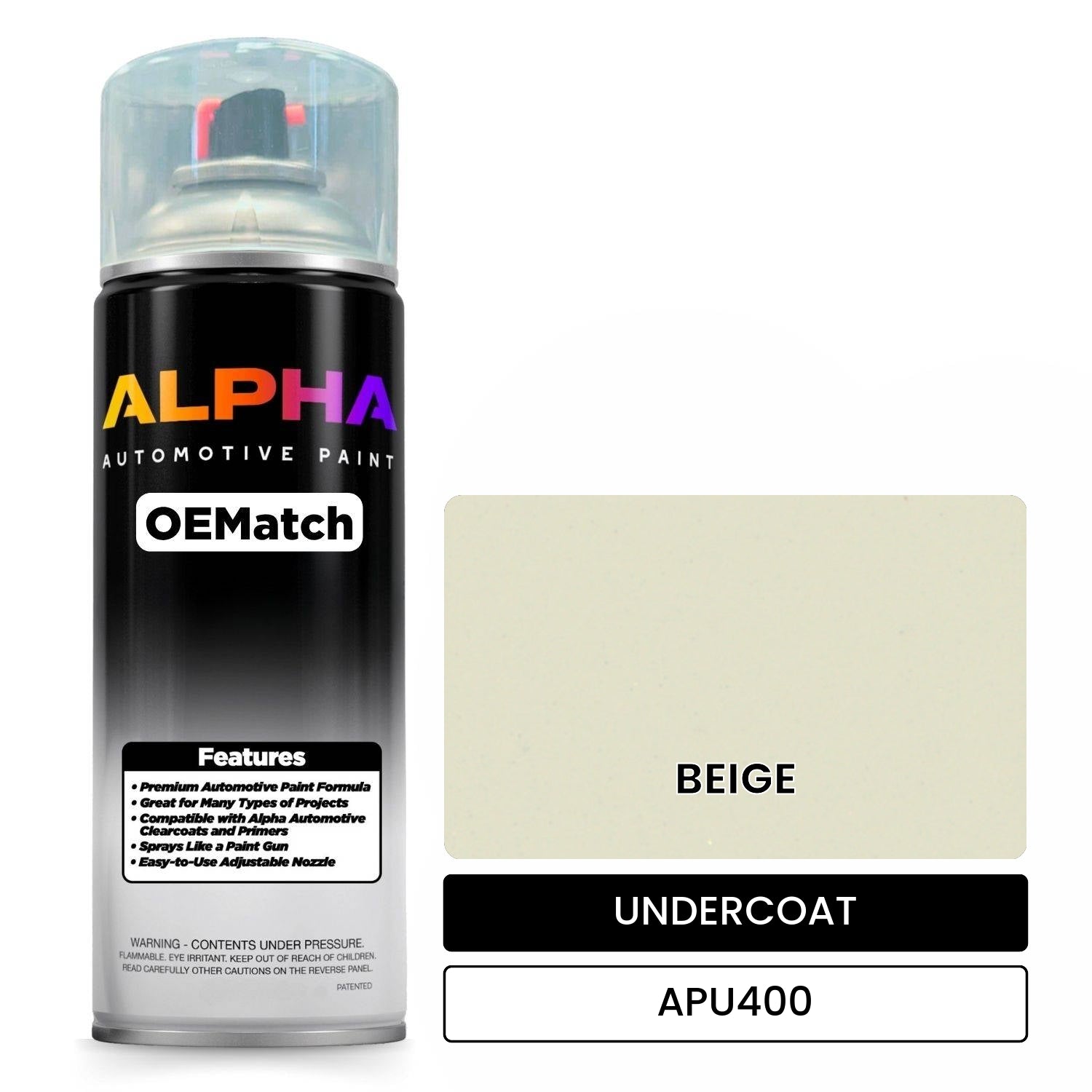 UNDERCOAT BEIGE APU400 OEMatch Spraycan