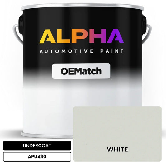 UNDERCOAT WHITE APU430 OEMatch Basecoat