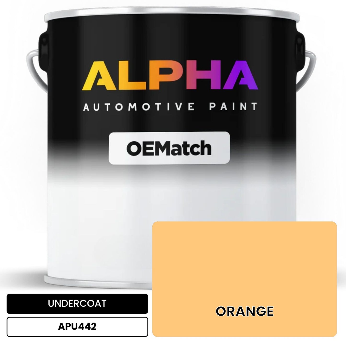 UNDERCOAT ORANGE APU442 OEMatch Basecoat