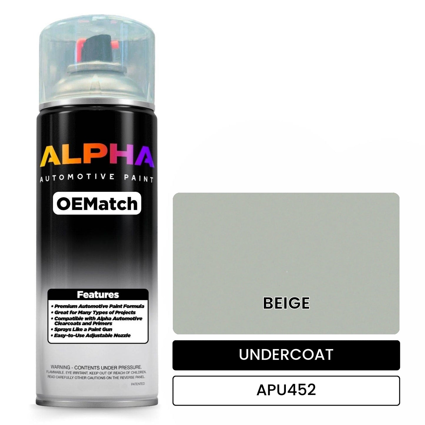 UNDERCOAT BEIGE APU452 OEMatch Spraycan