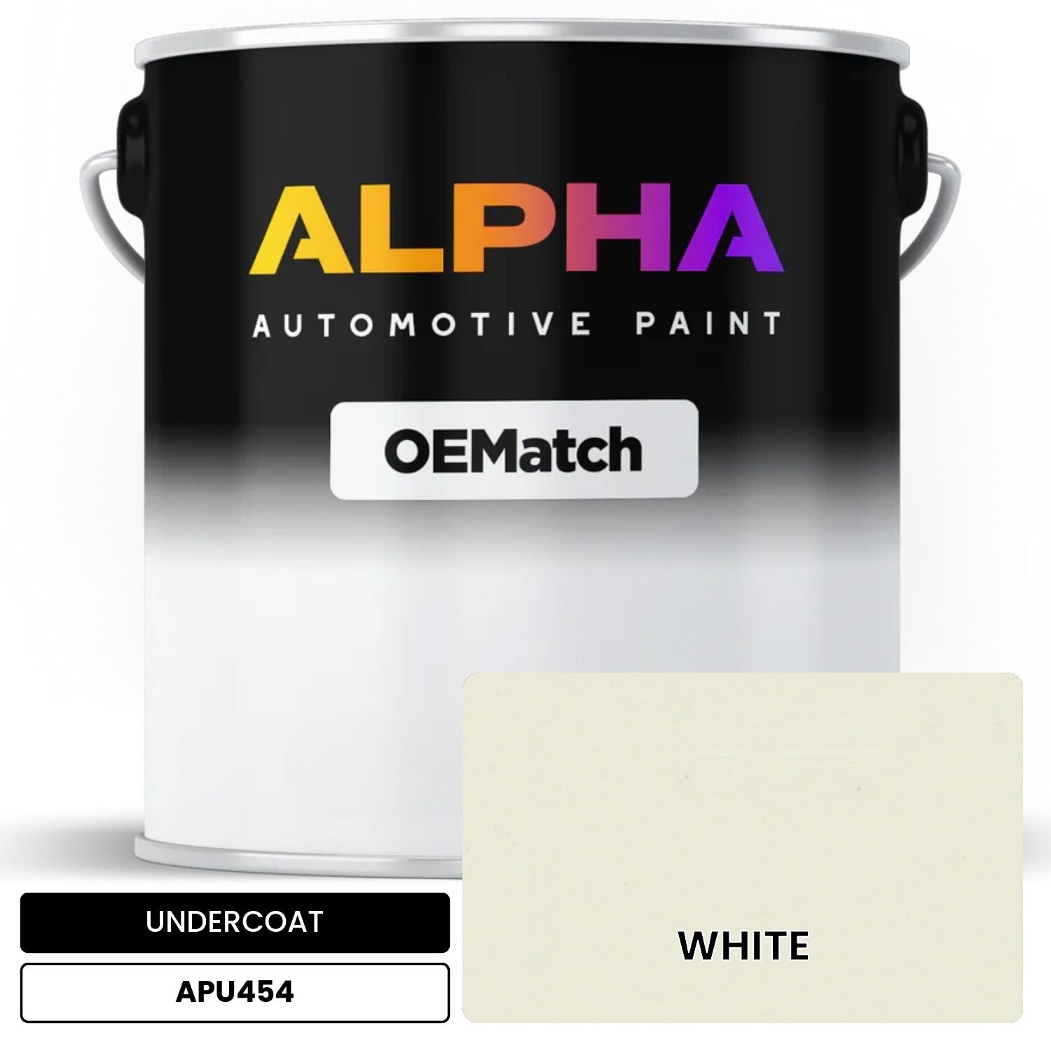 UNDERCOAT WHITE APU454 OEMatch Basecoat