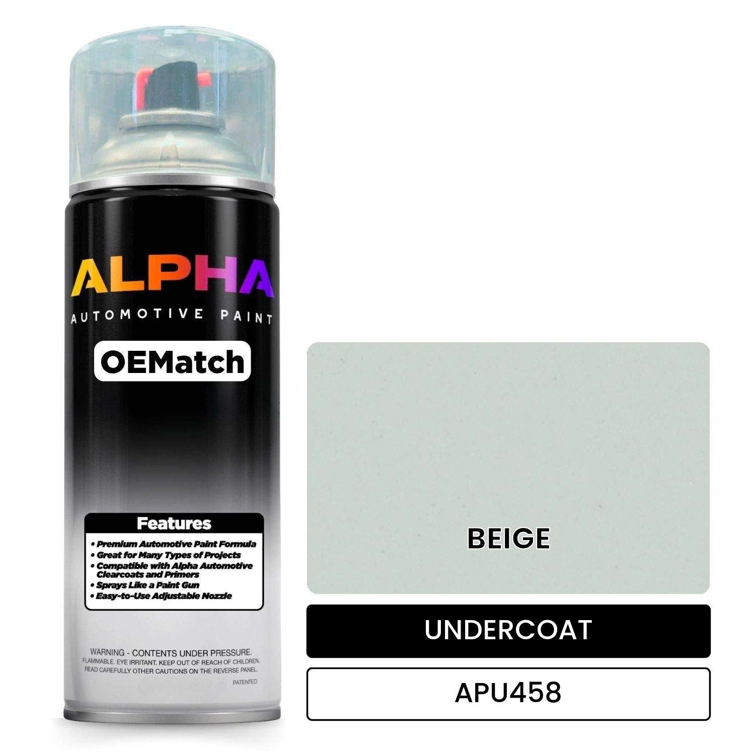 UNDERCOAT BEIGE APU458 OEMatch Spraycan