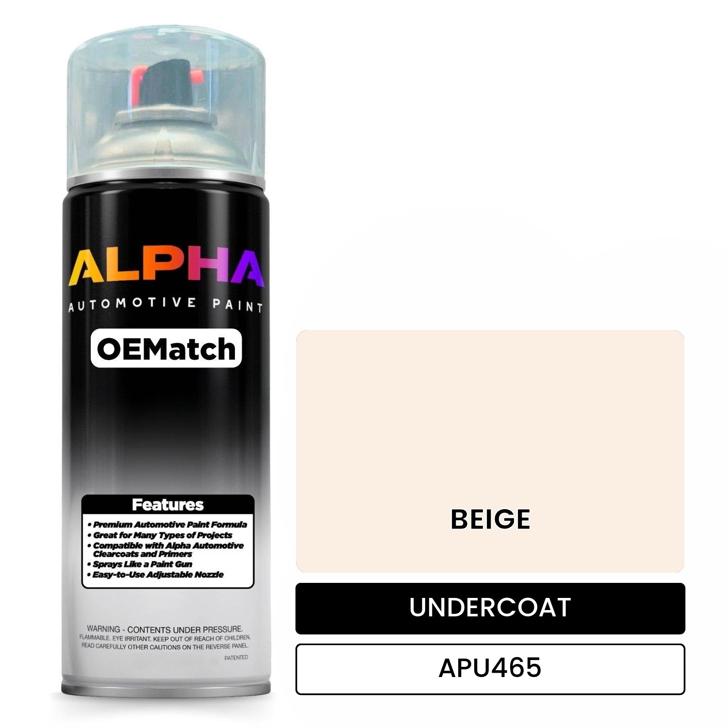 UNDERCOAT BEIGE APU465 OEMatch Spraycan