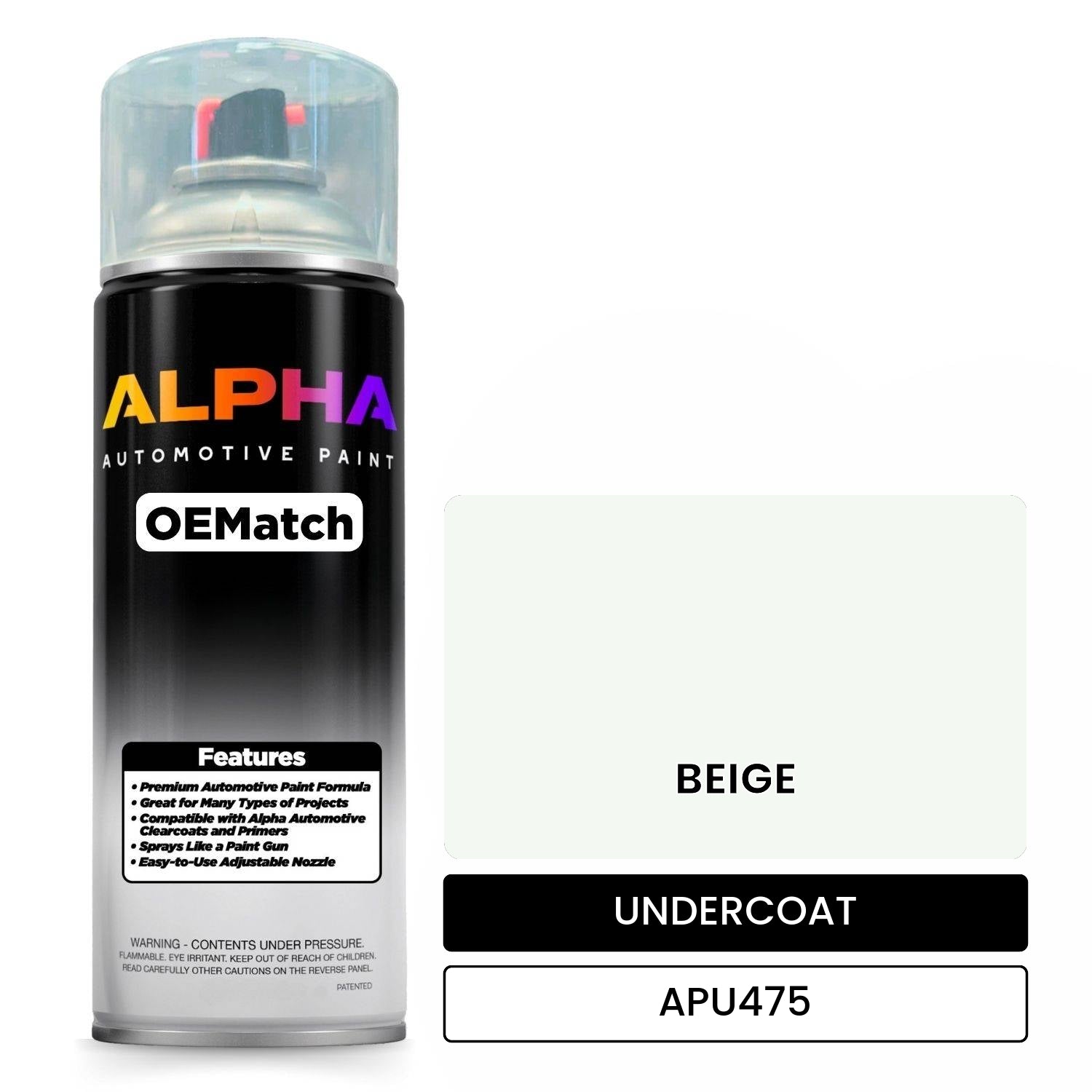 UNDERCOAT BEIGE APU475 OEMatch Spraycan