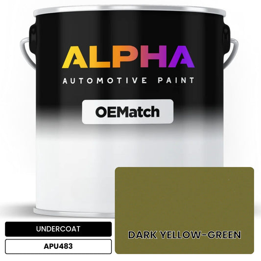 UNDERCOAT DARK YELLOW-GREEN APU483 OEMatch Basecoat