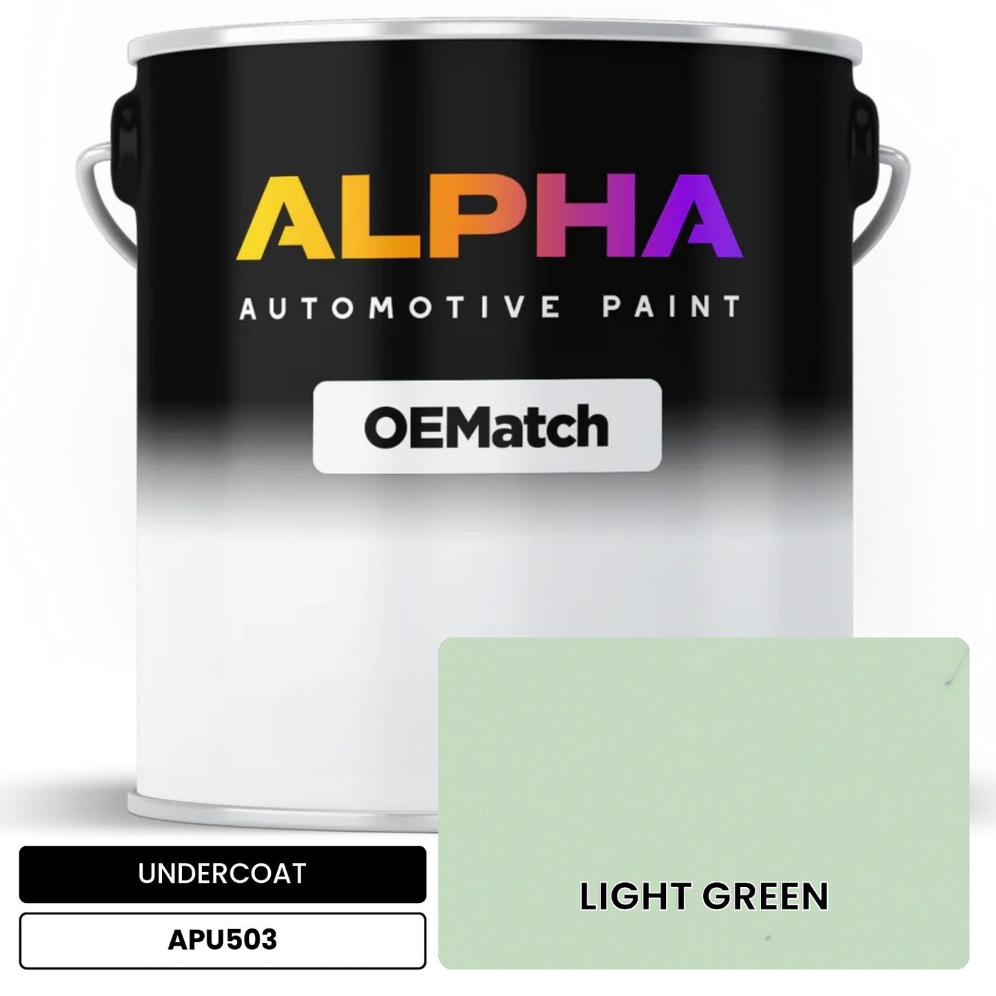 UNDERCOAT LIGHT GREEN APU503 OEMatch Basecoat