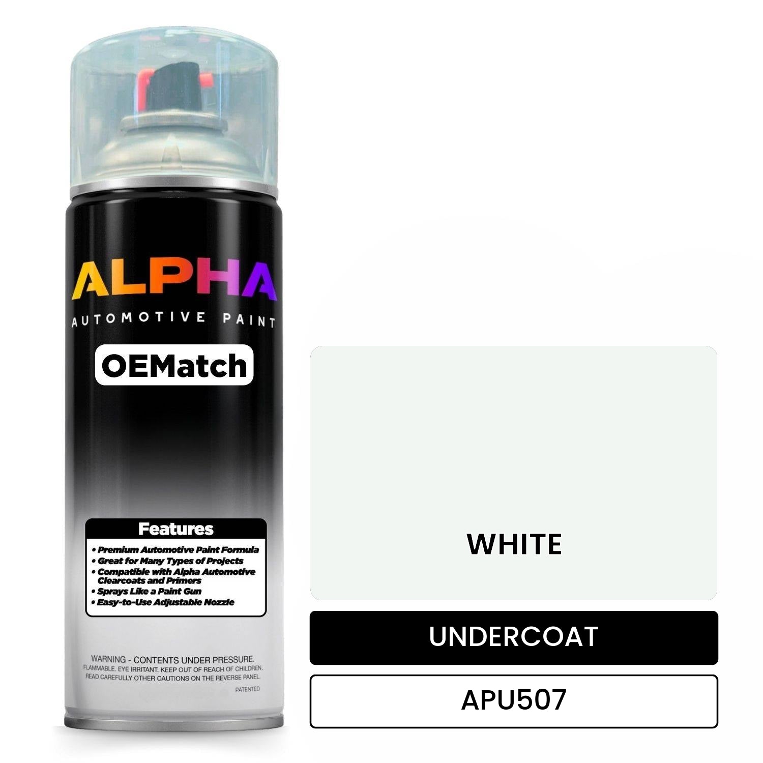 UNDERCOAT WHITE APU507 OEMatch Spraycan