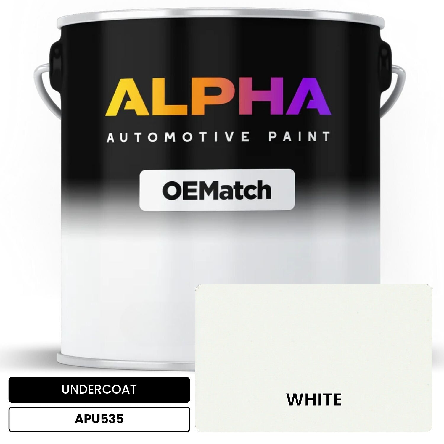 UNDERCOAT WHITE APU535 OEMatch Basecoat