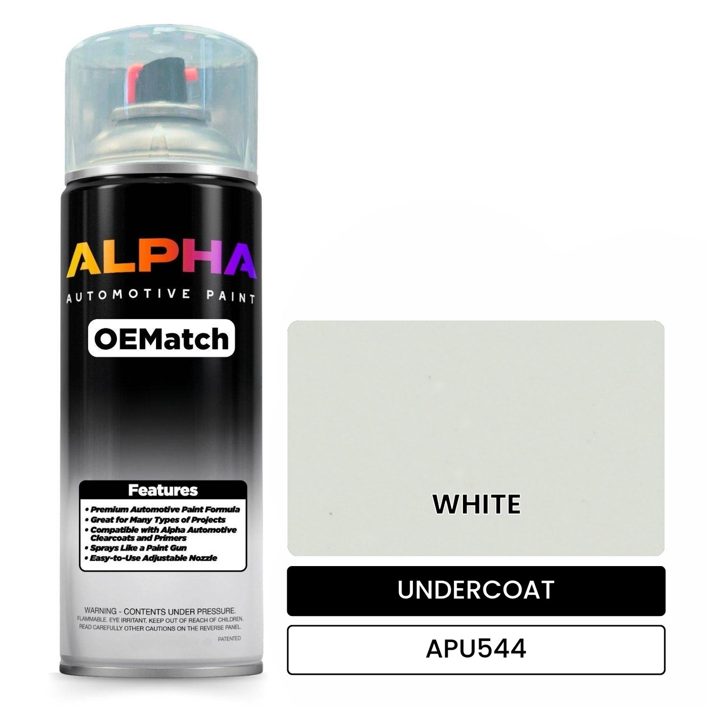 UNDERCOAT WHITE APU544 OEMatch Spraycan