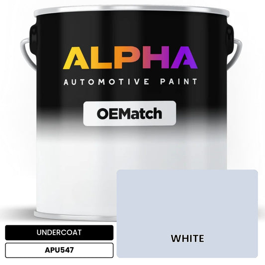 UNDERCOAT WHITE APU547 OEMatch Basecoat