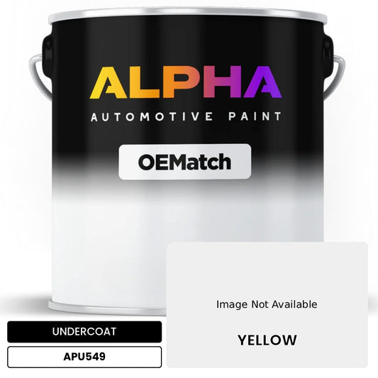 UNDERCOAT YELLOW APU549 OEMatch Basecoat