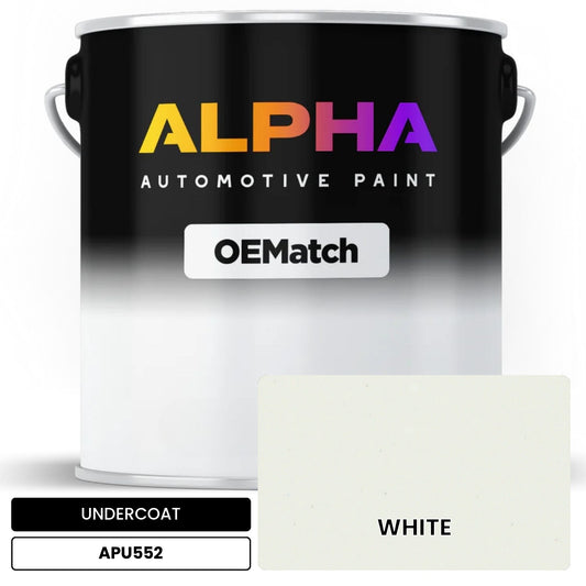 UNDERCOAT WHITE APU552 OEMatch Basecoat