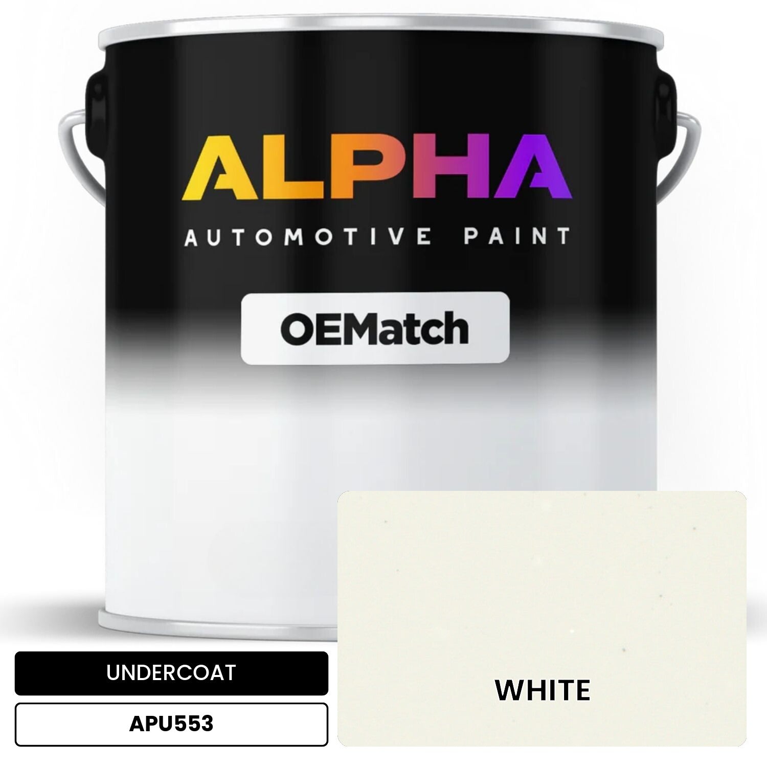 UNDERCOAT WHITE APU553 OEMatch Basecoat
