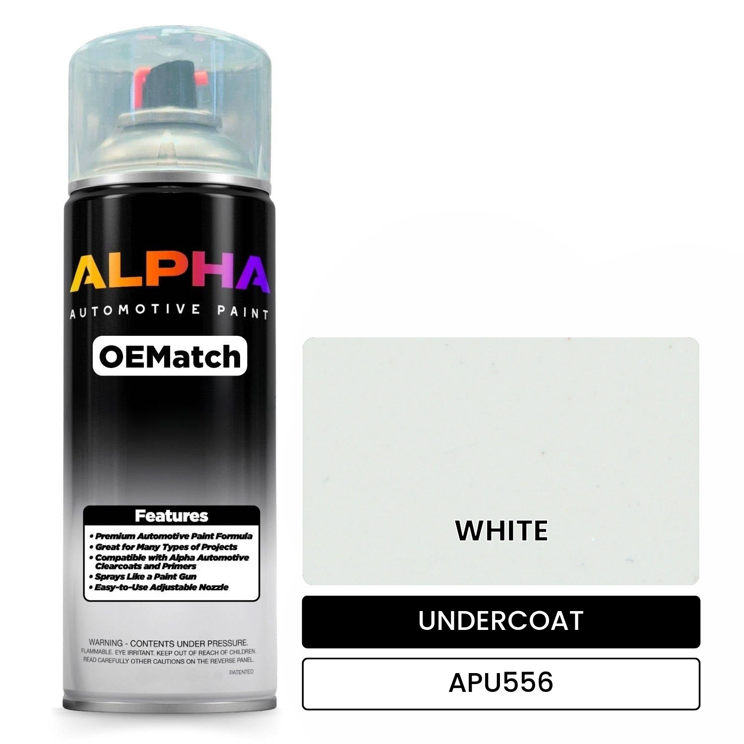 UNDERCOAT WHITE APU556 OEMatch Spraycan