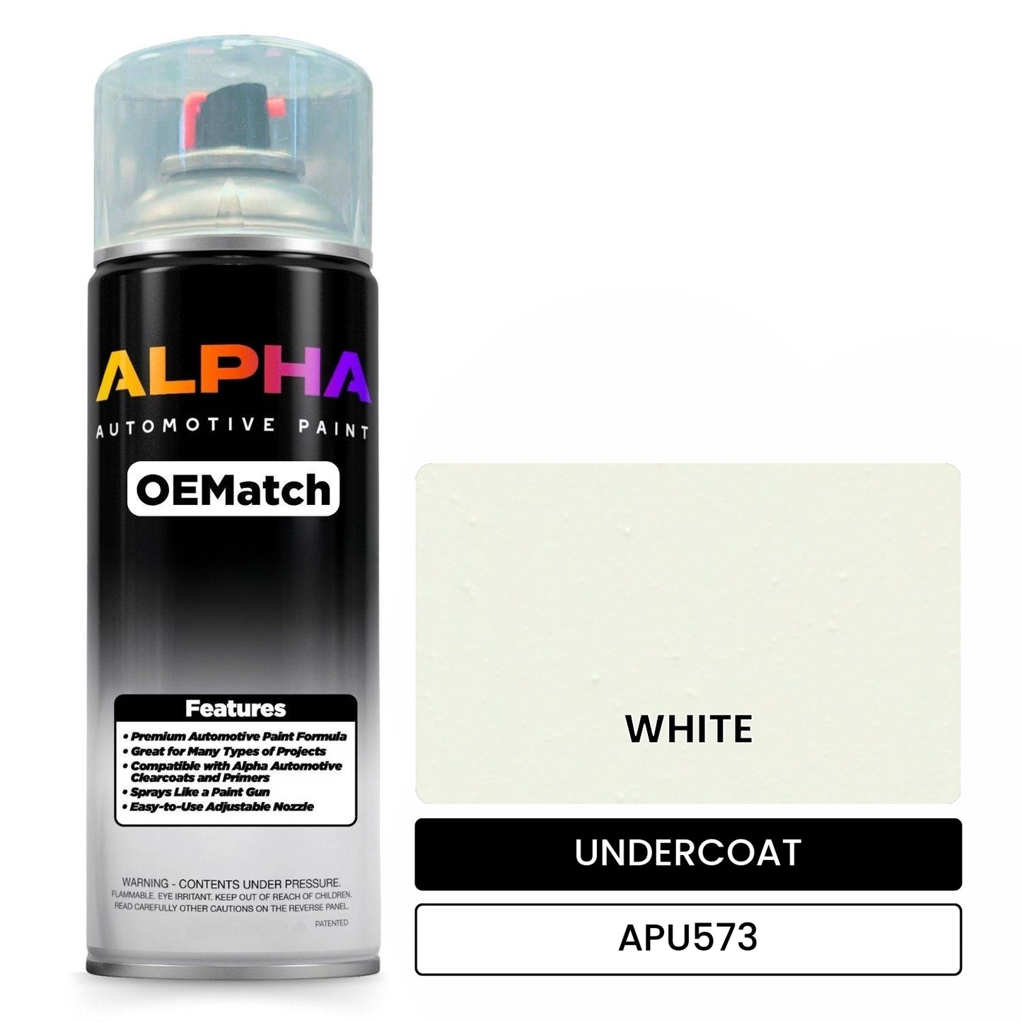 UNDERCOAT WHITE APU573 OEMatch Spraycan