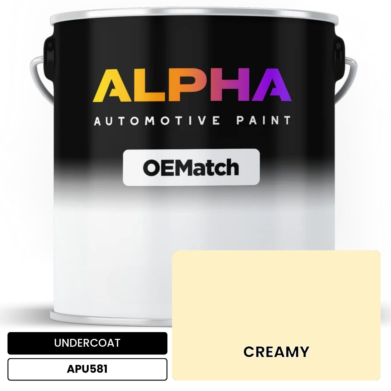 UNDERCOAT CREAMY APU581 OEMatch Basecoat