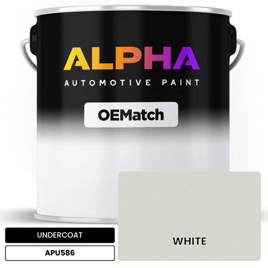 UNDERCOAT WHITE APU586 OEMatch Basecoat