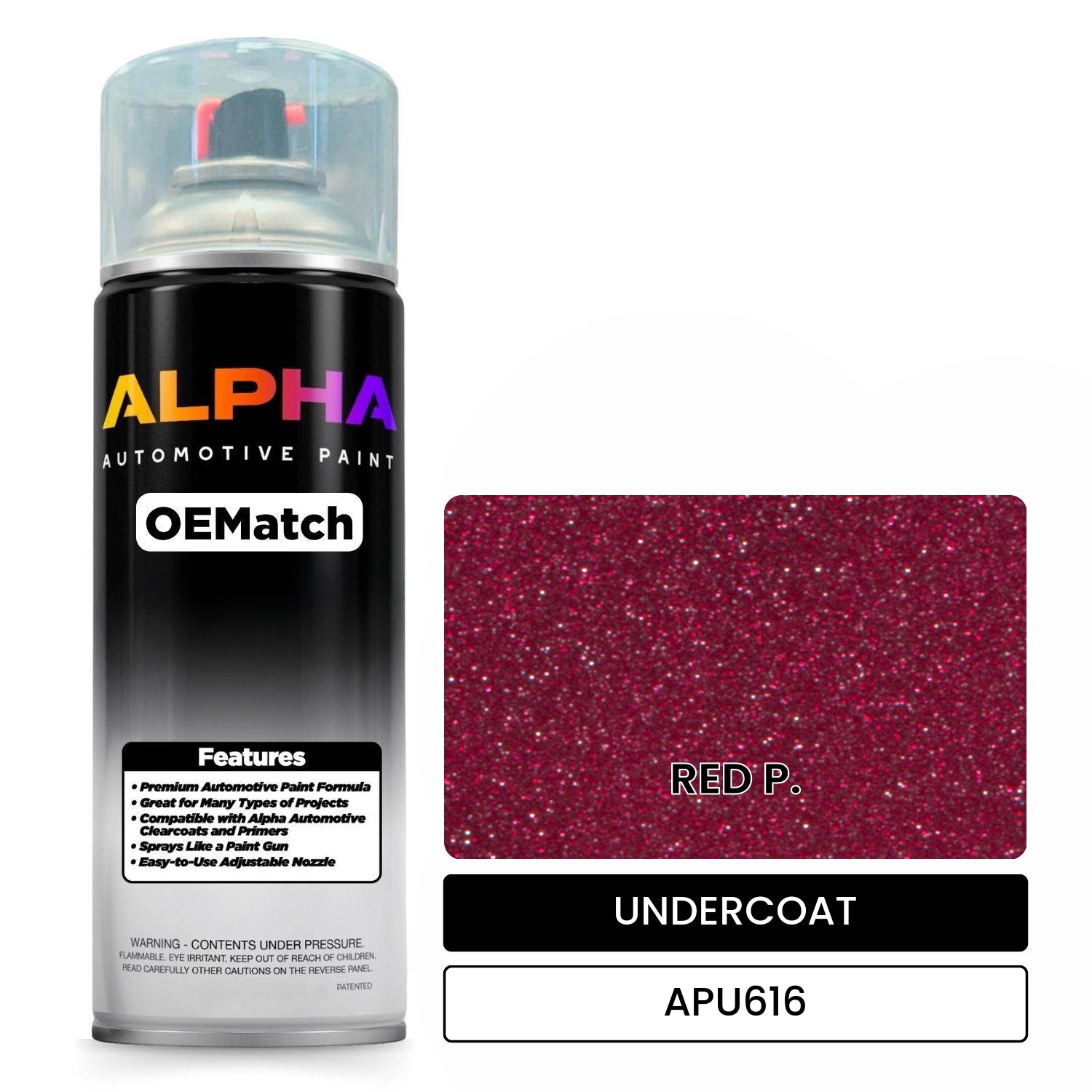 UNDERCOAT RED P. APU616 OEMatch Spraycan