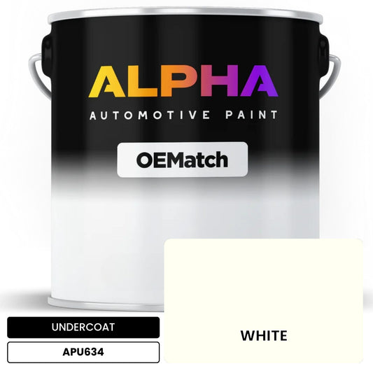 UNDERCOAT WHITE APU634 OEMatch Basecoat