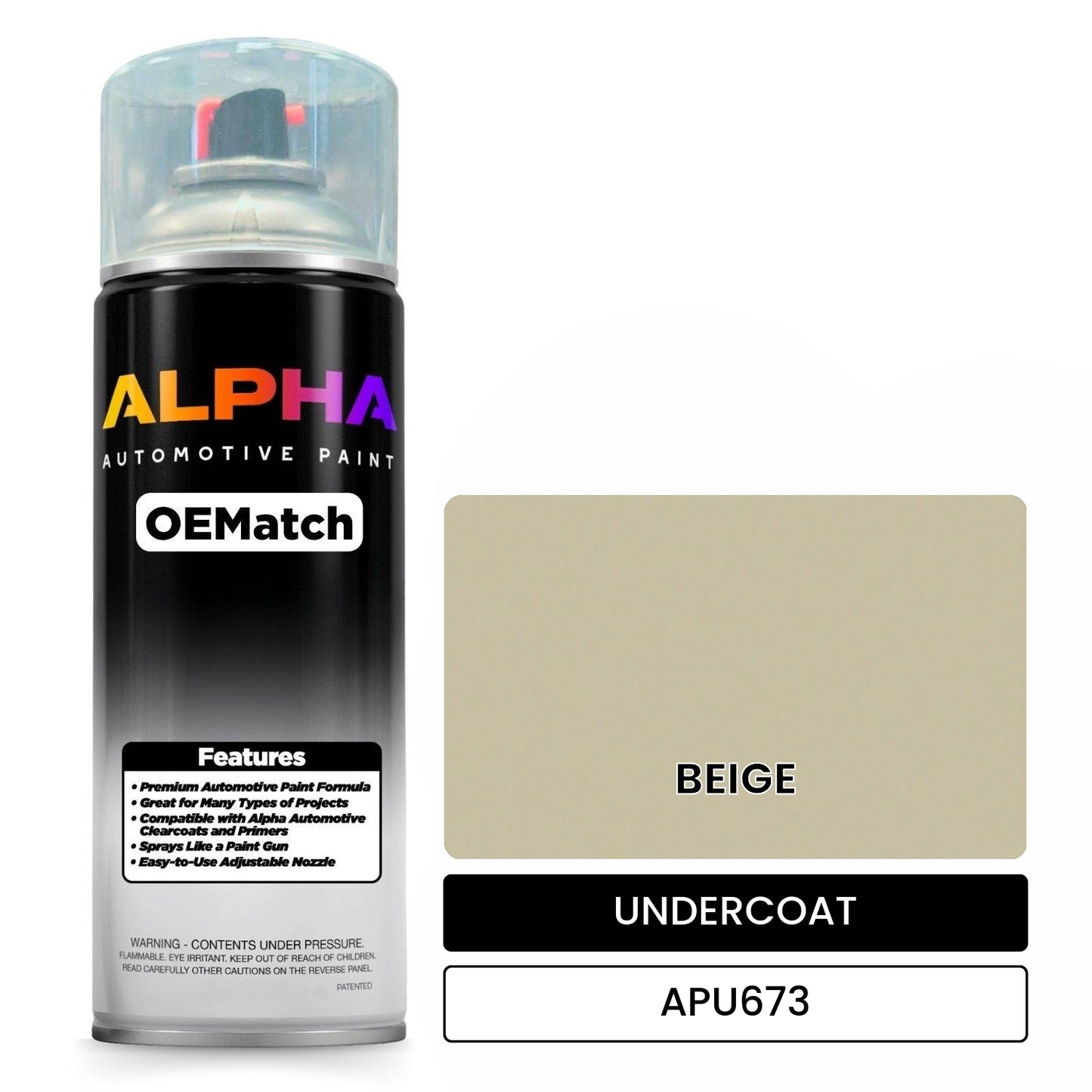 UNDERCOAT BEIGE APU673 OEMatch Spraycan