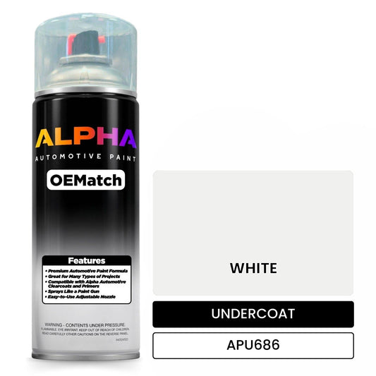 UNDERCOAT WHITE APU686 OEMatch Spraycan