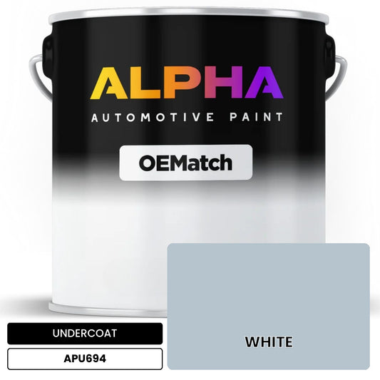 UNDERCOAT WHITE APU694 OEMatch Basecoat