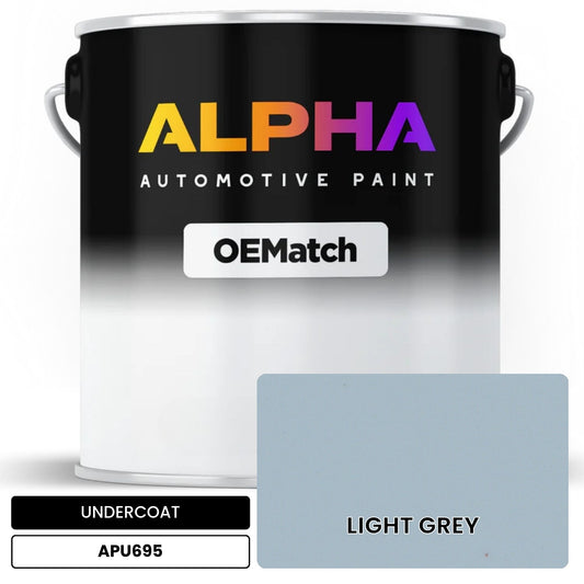 UNDERCOAT LIGHT GREY APU695 OEMatch Basecoat