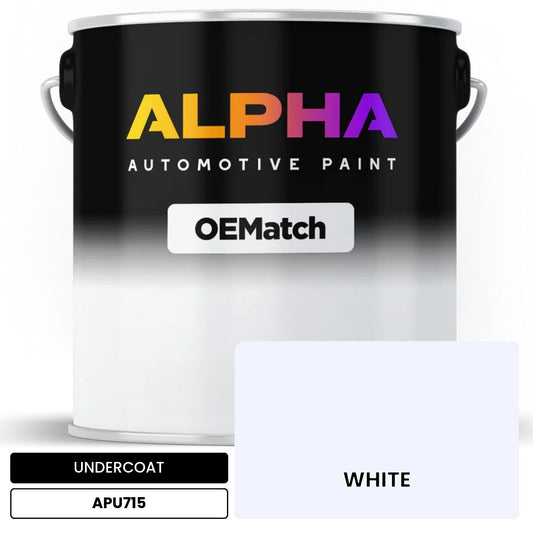 UNDERCOAT WHITE APU715 OEMatch Basecoat