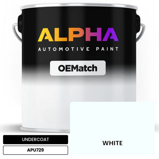 UNDERCOAT WHITE APU729 OEMatch Basecoat