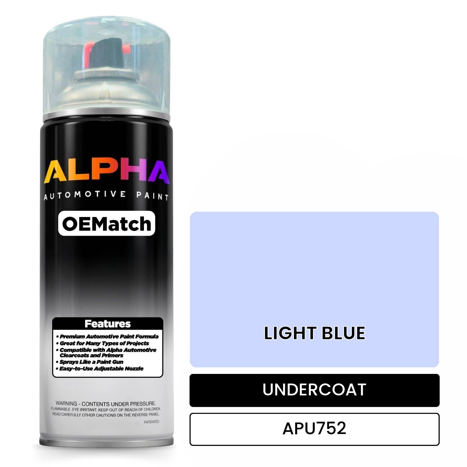 UNDERCOAT LIGHT BLUE APU752 OEMatch Spraycan