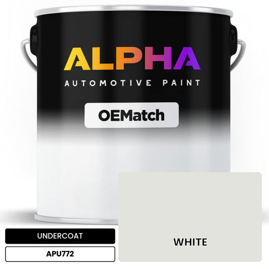 UNDERCOAT WHITE APU772 OEMatch Basecoat