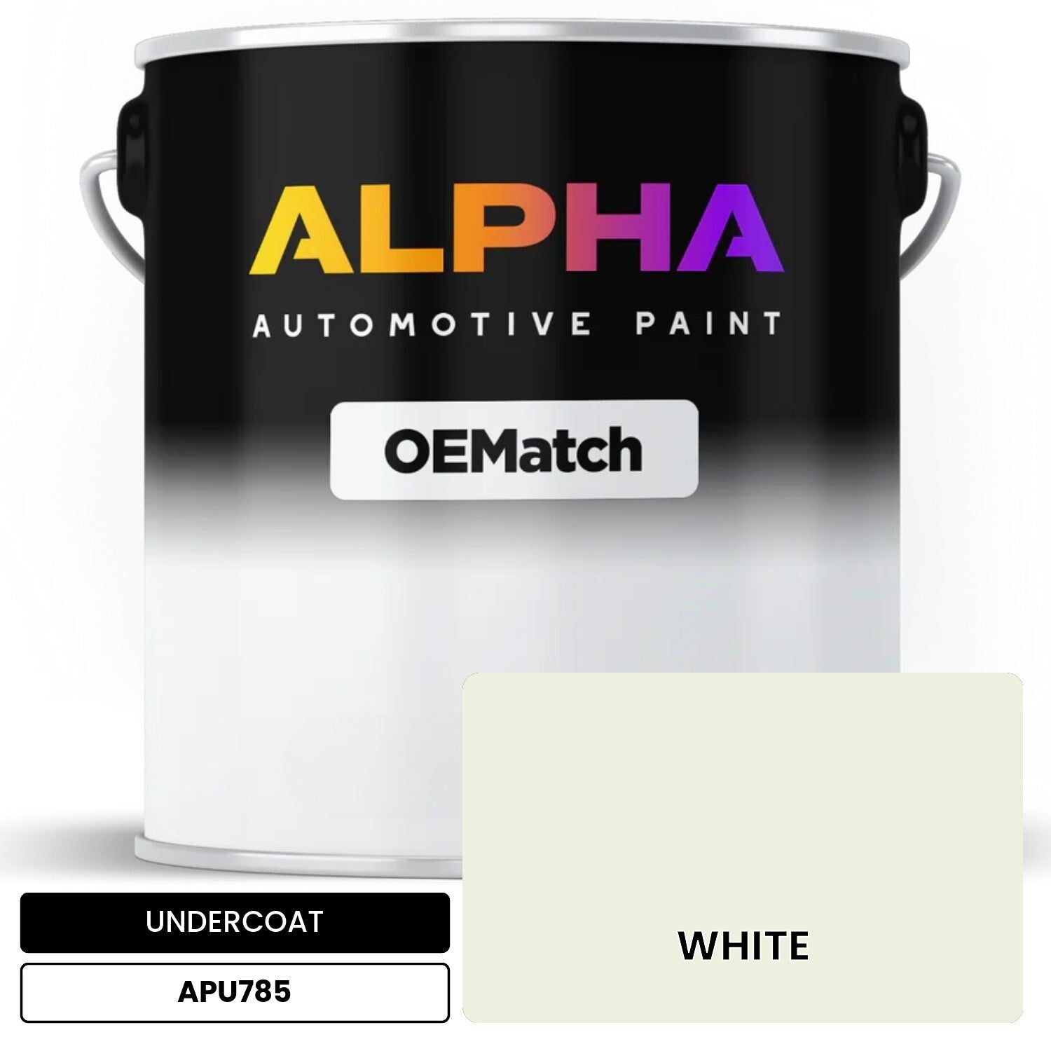 UNDERCOAT WHITE APU785 OEMatch Basecoat