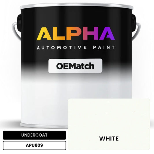 UNDERCOAT WHITE APU809 OEMatch Basecoat