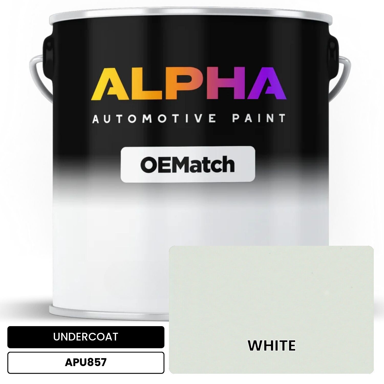 UNDERCOAT WHITE APU857 OEMatch Basecoat