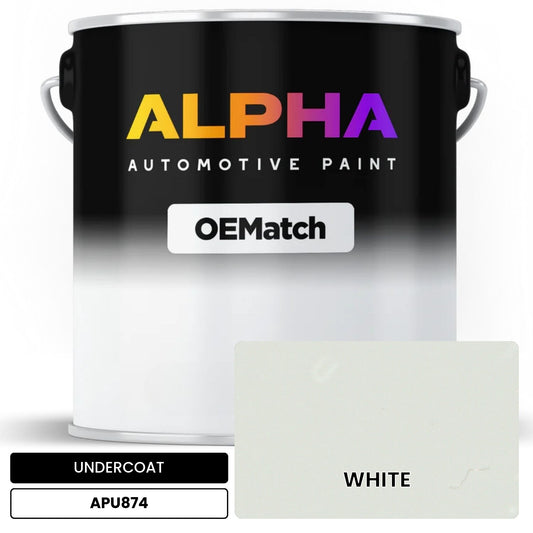 UNDERCOAT WHITE APU874 OEMatch Basecoat