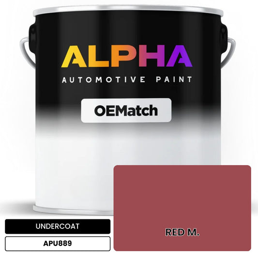 UNDERCOAT RED M. APU889 OEMatch Basecoat